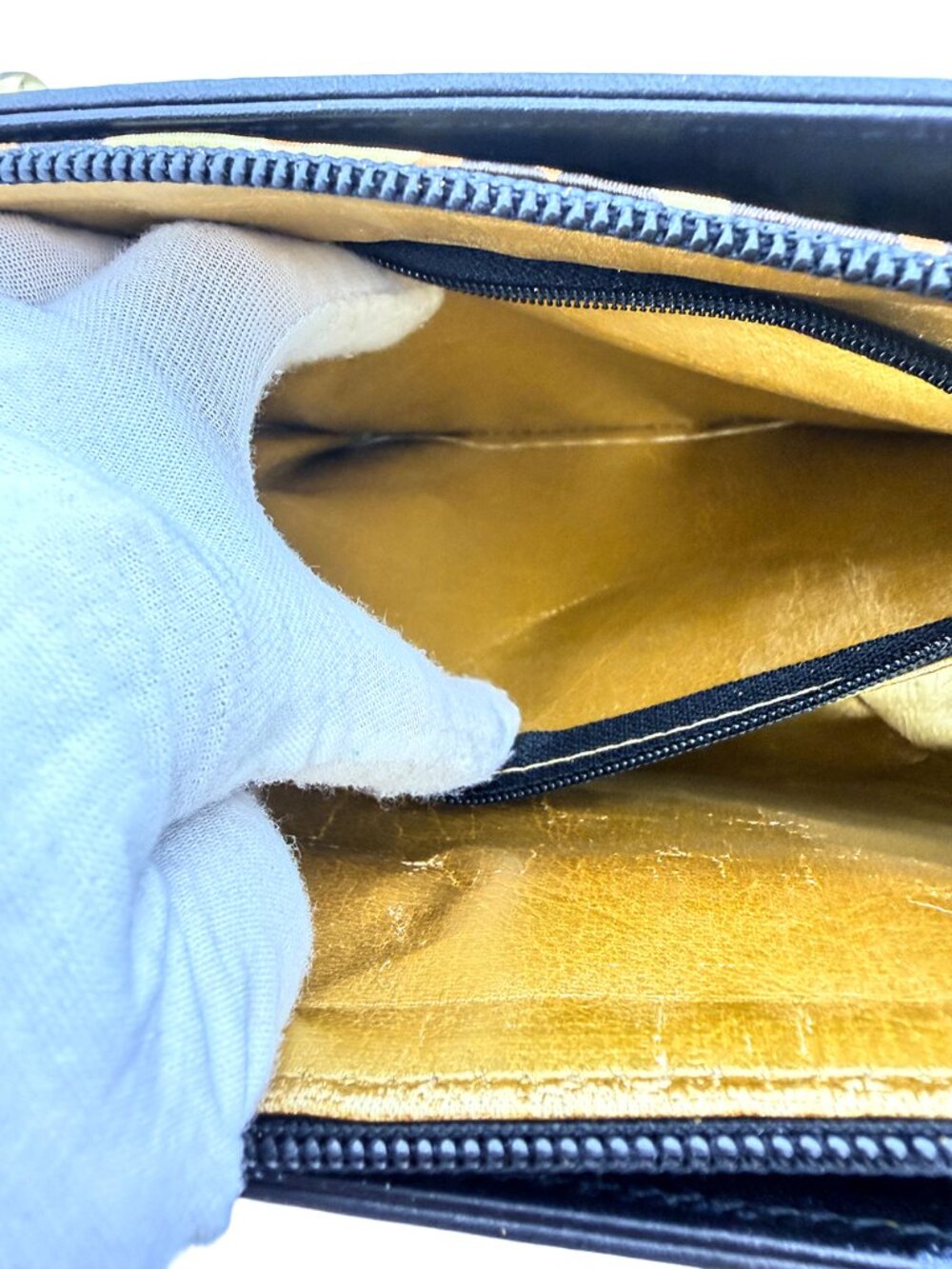 Gianni Versace Sunburst Leather and Canvas Tote Bag with Strap - Picture 6 of 16
